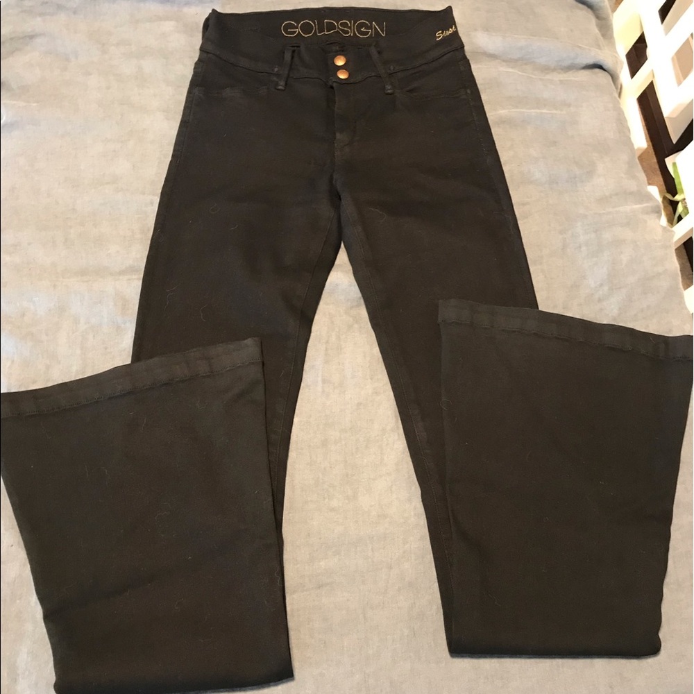 Goldsign Black Jeans 27” x 35”